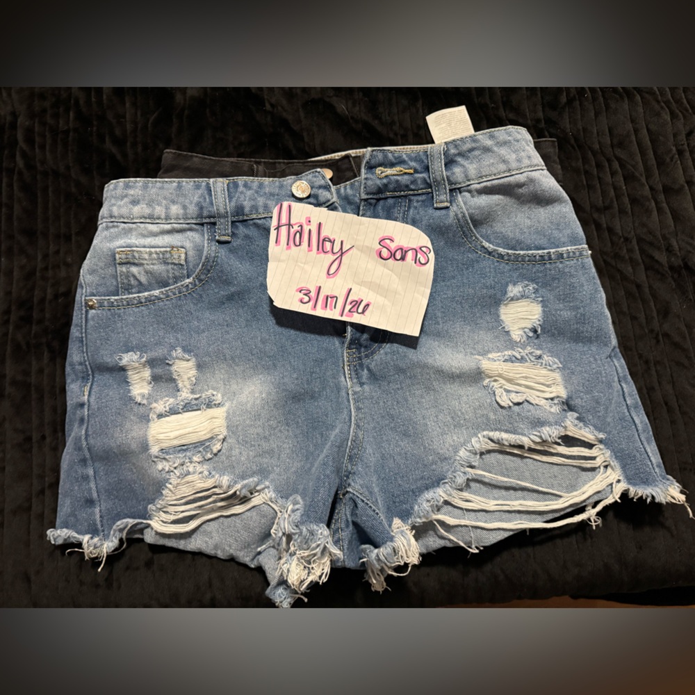 Distressed Denim Shorts PACSUN SIZE 26